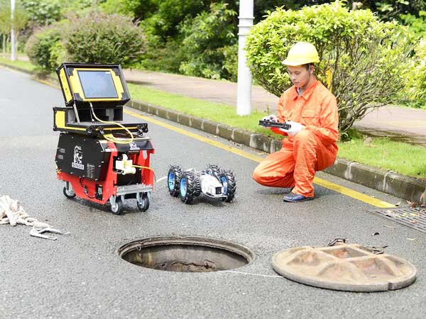 绥棱管道机器人检测